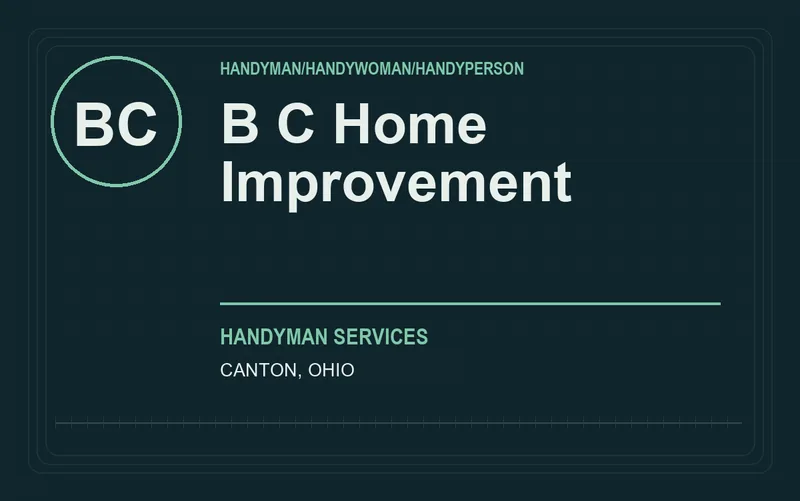 B C Home Improvement in Canton, Ohio