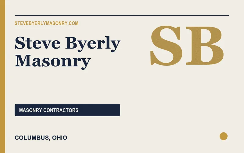 Steve Byerly Masonry in Columbus, Ohio