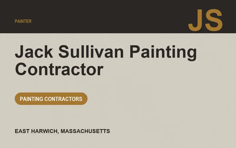 Jack Sullivan Painting Contractor in East Harwich, Massachusetts