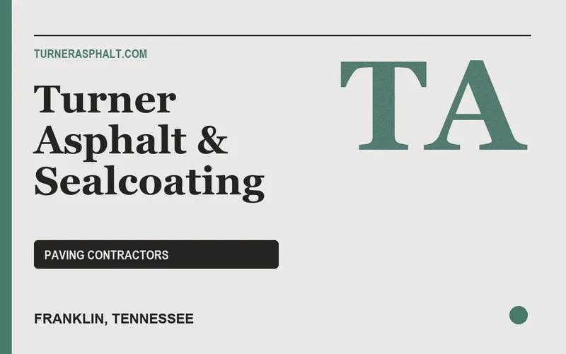 Turner Asphalt & Sealcoating in Franklin, Tennessee