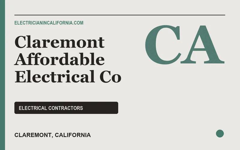 Claremont Affordable Electrical Co in Claremont, California