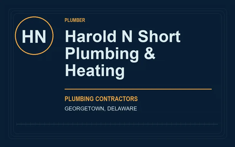 Harold N Short Plumbing & Heating in Georgetown, Delaware