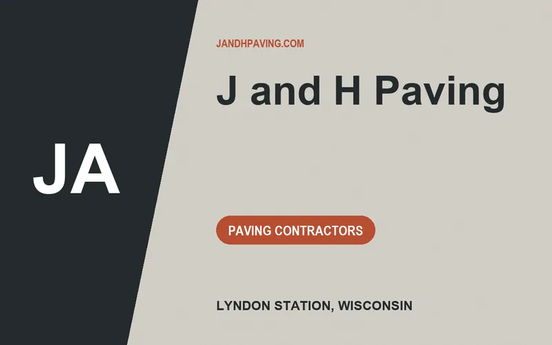 J and H Paving in Lyndon Station, Wisconsin