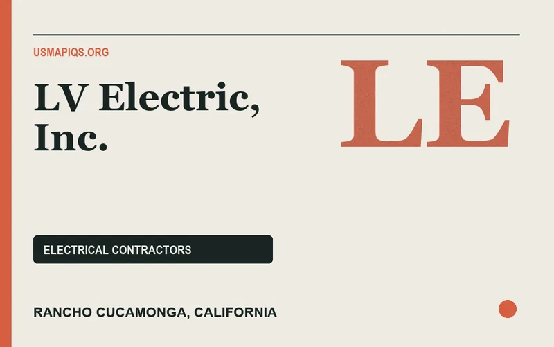 LV Electric, Inc. in Rancho Cucamonga, California