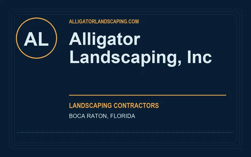 Alligator Landscaping, Inc in Boca Raton, Florida