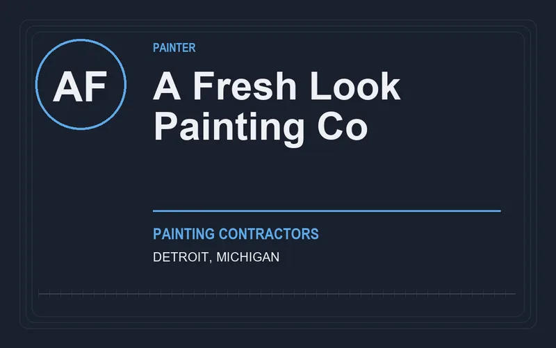 A Fresh Look Painting Co in Detroit, Michigan