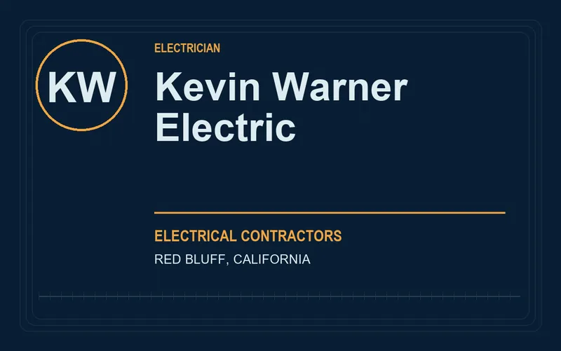 Kevin Warner Electric in Red Bluff, California
