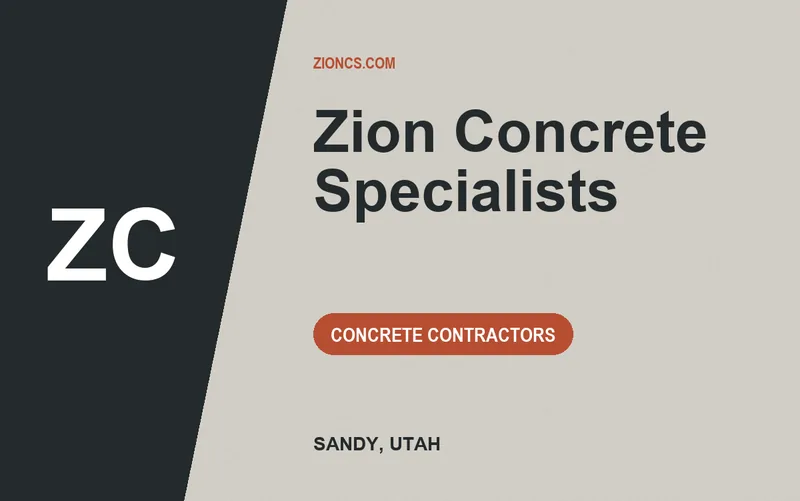 Zion Concrete Specialists in Sandy, Utah