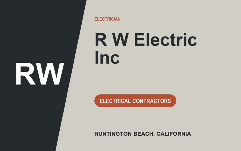 R W Electric Inc in Huntington Beach, California
