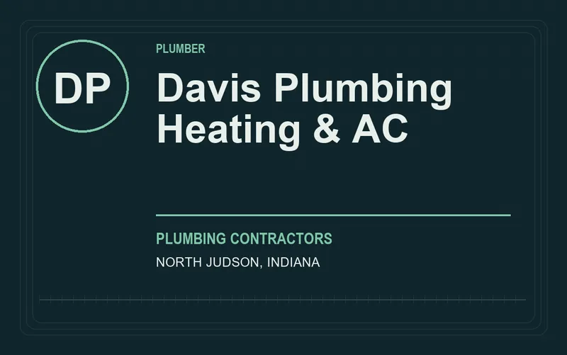 Davis Plumbing Heating & AC in North Judson, Indiana