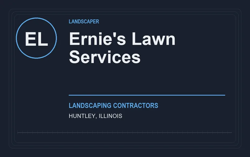 Ernie's Lawn Services in Huntley, Illinois