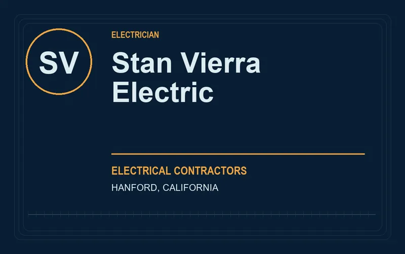Stan Vierra Electric in Hanford, California