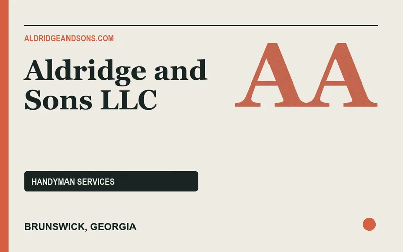 Aldridge and Sons LLC in Brunswick, Georgia