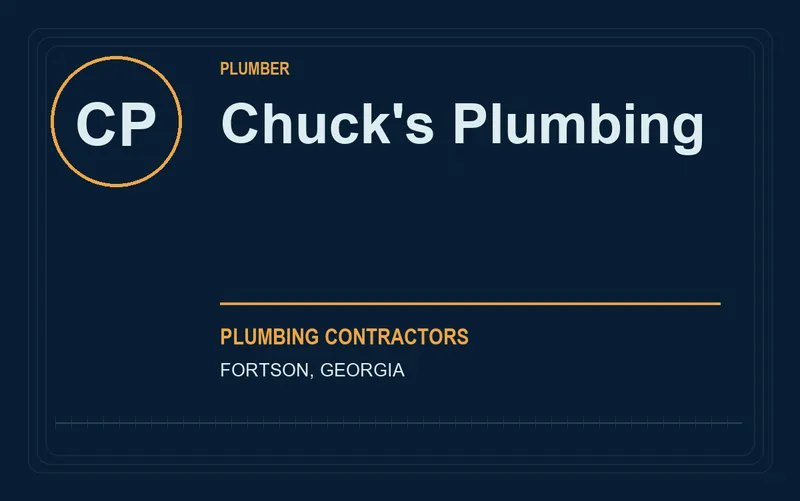 Chuck's Plumbing in Fortson, Georgia