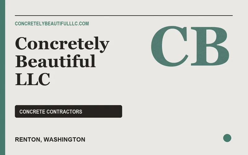 CONCRETELY BEAUTIFUL LLC in Renton, Washington