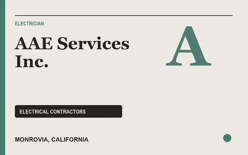AAE Services Inc. in Monrovia, California