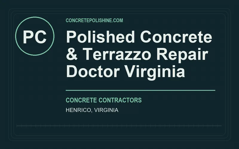 Polished Concrete & Terrazzo Repair Doctor Virginia in Henrico, Virginia