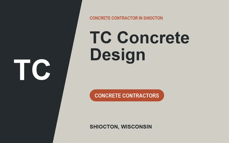 TC Concrete Design in Shiocton, Wisconsin