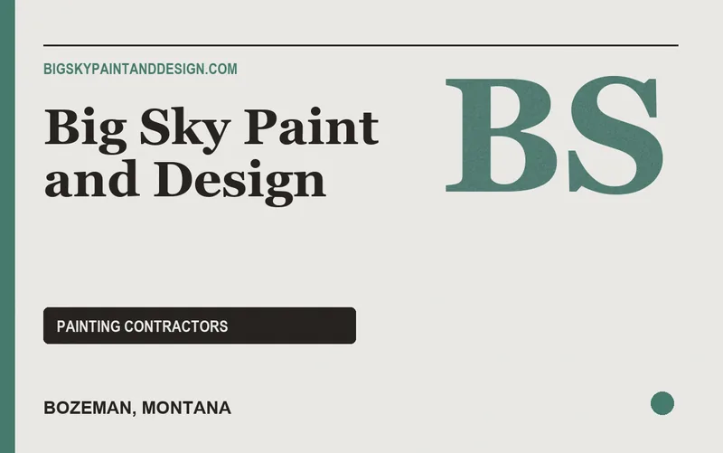 Big Sky Paint and Design in Bozeman, Montana