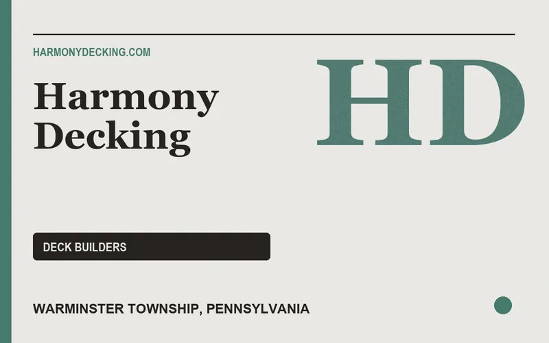 Harmony Decking in Warminster Township, Pennsylvania