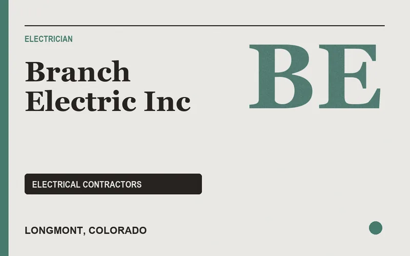 Branch Electric Inc in Longmont, Colorado