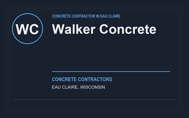 Walker Concrete in Eau Claire, Wisconsin