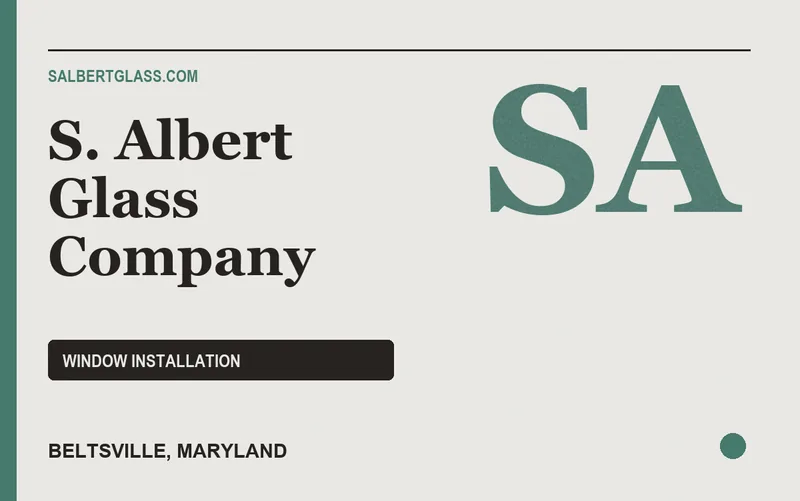 S. Albert Glass Company in Beltsville, Maryland