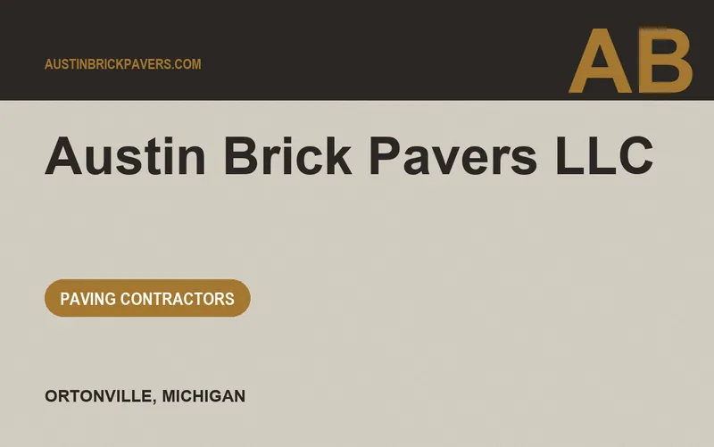 Austin Brick Pavers Llc in Ortonville, Michigan