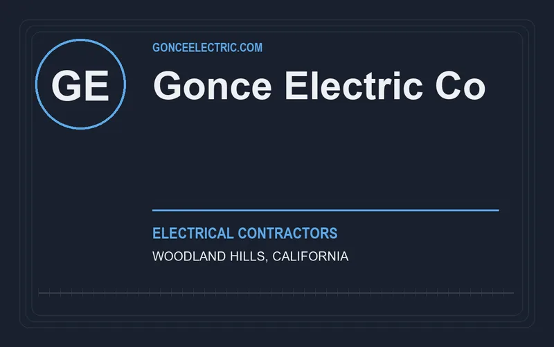 Gonce Electric Co in Woodland Hills, California