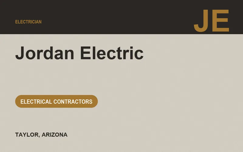 Jordan Electric in Taylor, Arizona