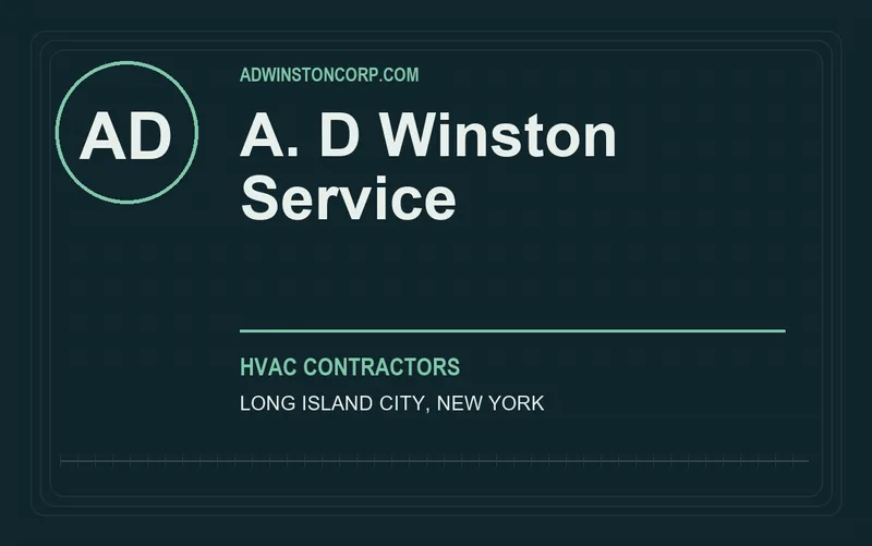 A. D Winston Service in Long Island City, New York