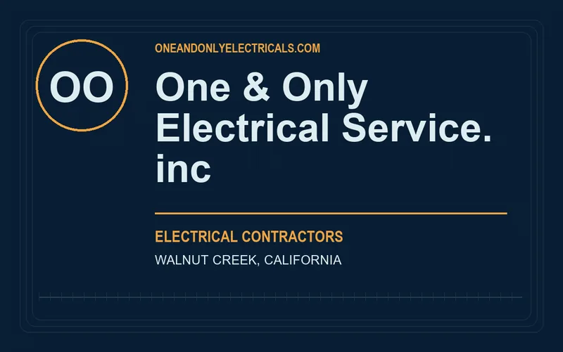 One & Only Electrical Service. inc in Walnut Creek, California