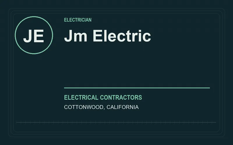 Jm Electric in Cottonwood, California