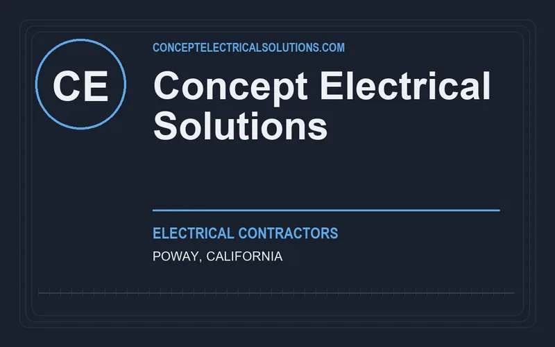 Concept Electrical Solutions in Poway, California