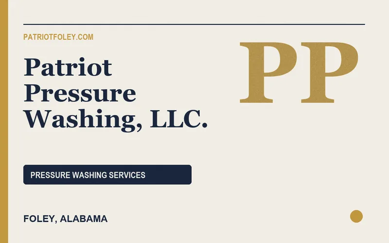 Patriot Pressure Washing, LLC. in Foley, Alabama