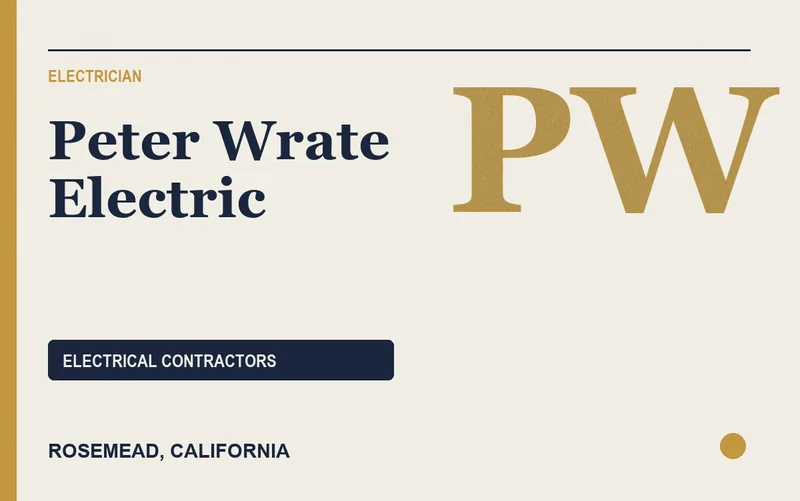 Peter Wrate Electric in Rosemead, California