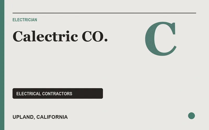 Calectric CO. in Upland, California