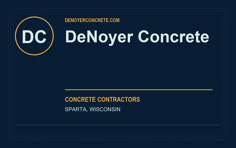 DeNoyer Concrete in Sparta, Wisconsin