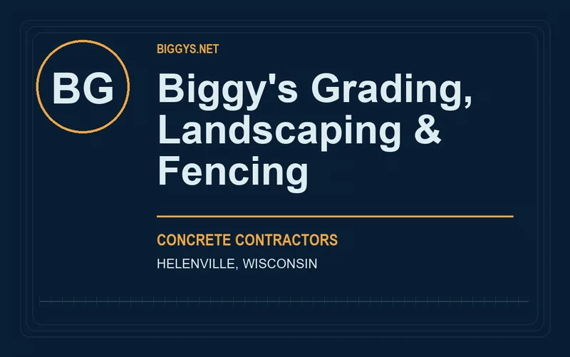 Biggy's Grading, Landscaping & Fencing in Helenville, Wisconsin