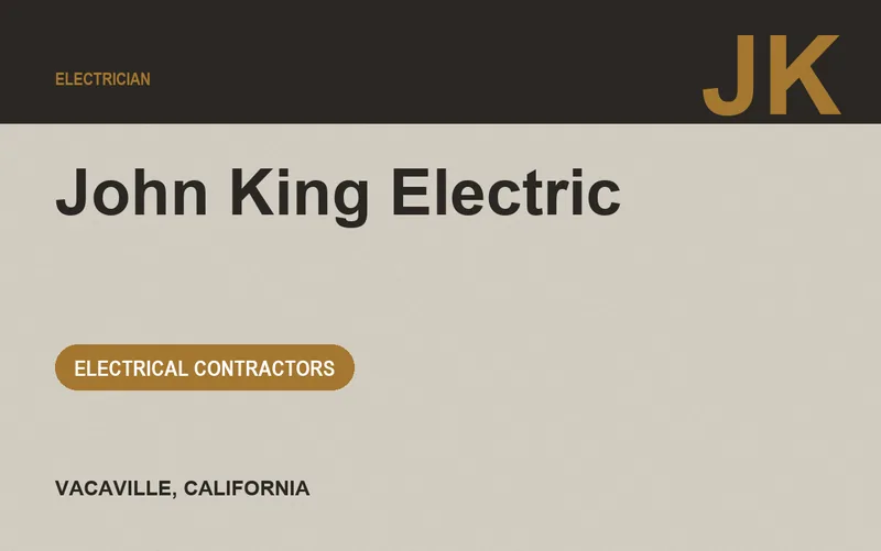 John King Electric in Vacaville, California