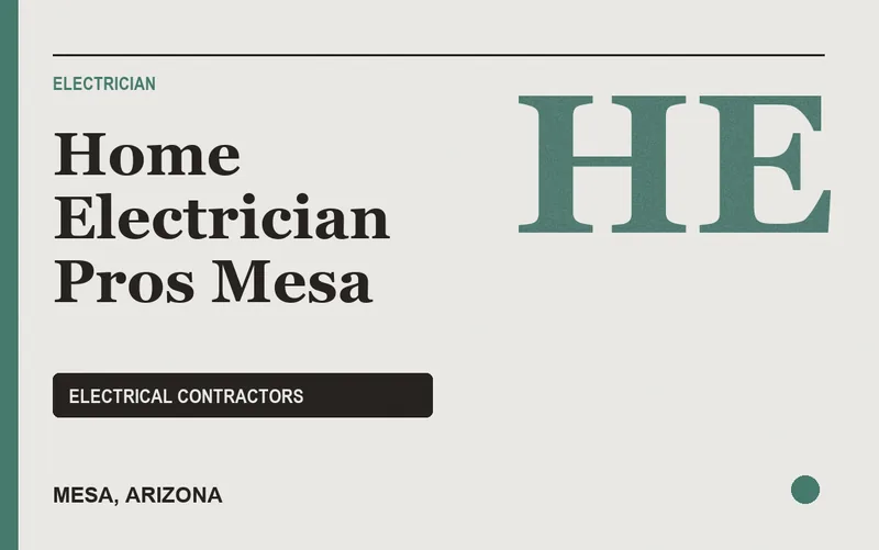 Home Electrician Pros Mesa in Mesa, Arizona