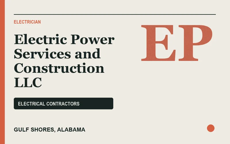 Electric Power Services and Construction LLC in Gulf Shores, Alabama