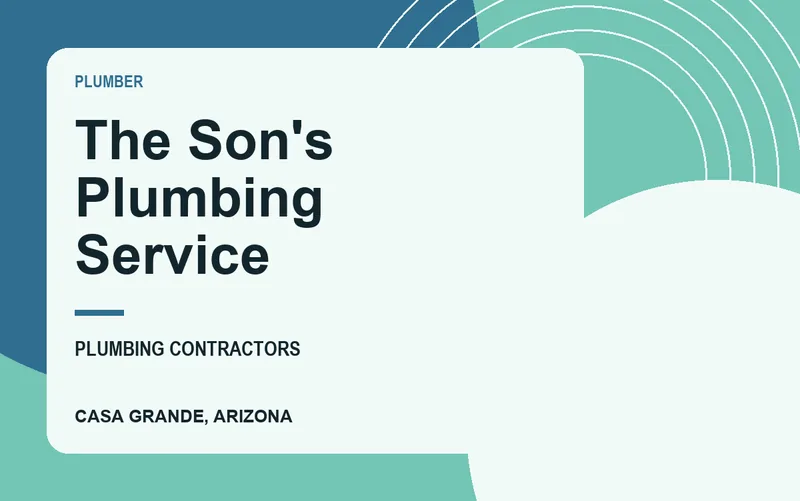 The Son's Plumbing Service in Casa Grande, Arizona