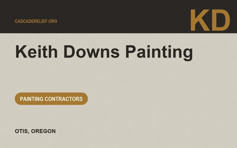 Keith Downs Painting in Otis, Oregon