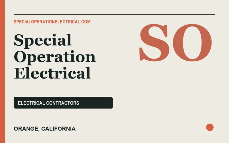 Special Operation Electrical in Orange, California
