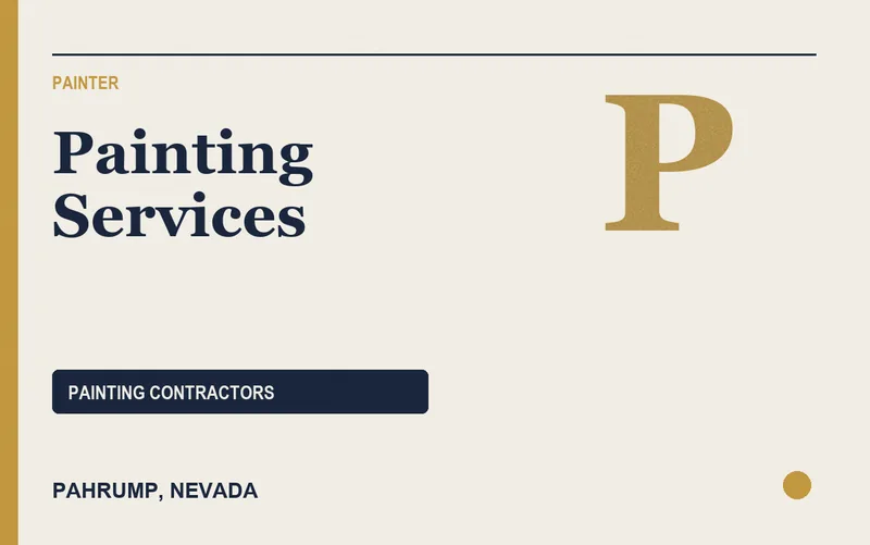 Painting Services in Pahrump, Nevada