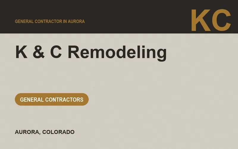 K & C Remodeling in Aurora, Colorado