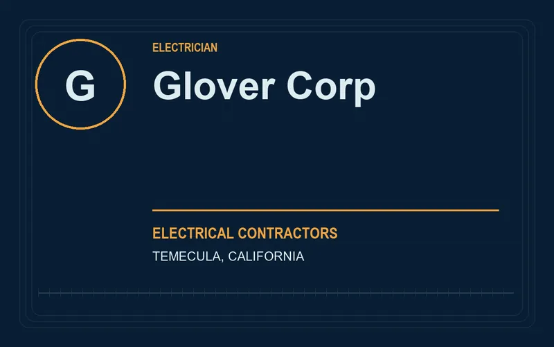 Glover Corp in Temecula, California