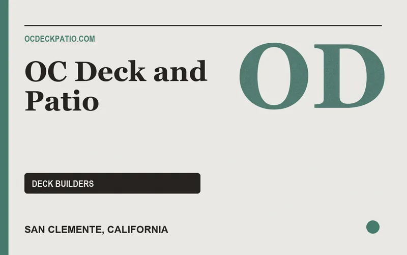 OC Deck and Patio in San Clemente, California