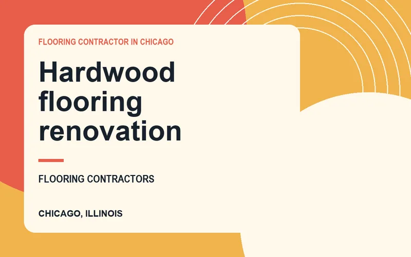 Hardwood flooring renovation in Chicago, Illinois